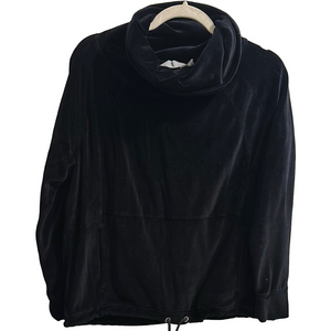 Athleta Black Cowl Neck Sweatshirt